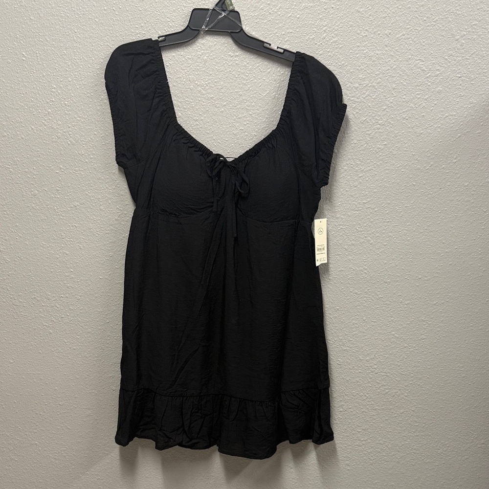 No Boundaries Charcoal Short Sleeve Top
